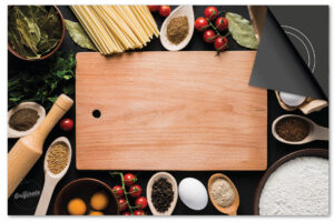 Snijplank Ingredienten Inductie Beschermer Exclusief SALE (71 x 52 cm)