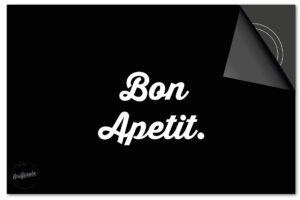 'Bon Appetit' Inductie Beschermer Exclusief SALE (54,5 x 47,5 cm)
