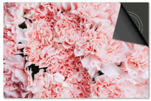 Flower Bomb Pioenrozen Roze Inductie Beschermer Exclusief SALE (84 x 53,5 cm)