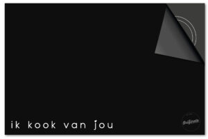 Quote Ik Kook Inductie Beschermer Exclusief SALE (82x55 cm)