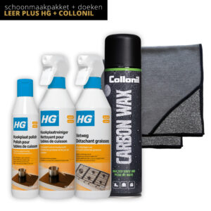 Schoonmaakpakket Leer PLUS