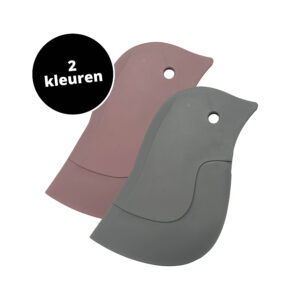 Schraper - Vogeltje - kookplaat/keuken - 2 kleuren