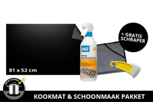 Kookmat -81x52cm- Schoonmaak pakket incl. gratis schraper