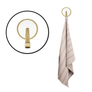 Ophanghaakjes met gouden rand - diverse kleuren